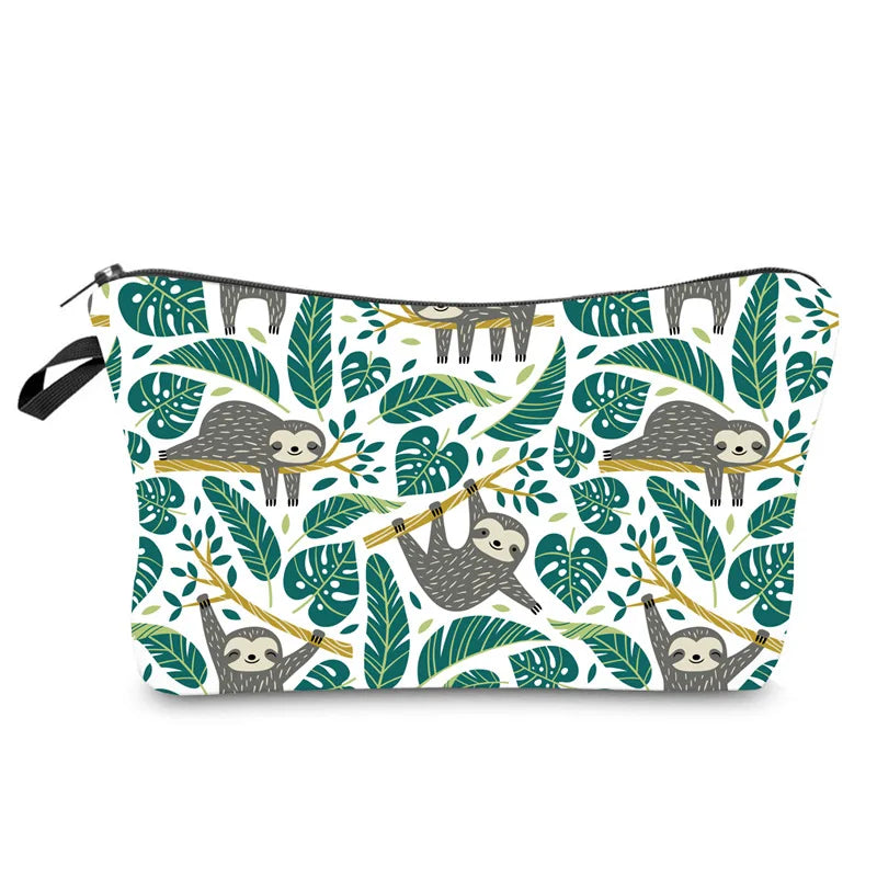 Top Seller Women's Travel for Toiletry Bag Roomy Makeup Brush Bag Zipper Closure Waterproof PU Material Sublimation Gifts