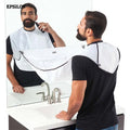 Epsilon beard cutting barber cape waterproof catcher hairdressing salon bib shaving apron