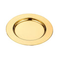 Antique Metal Charger Plate Luxury Gold Color Stainless Steel Round Banquet Charger Plate for Wedding