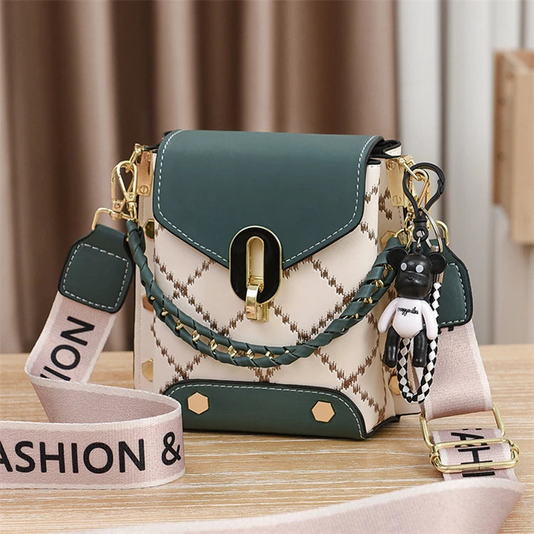 Mobile Phone Bag 2025 New Korean Style Simple Small Square Bag Fashionable Shoulder Crossbody Mini Women's Handbag