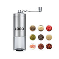Custom Logo Metal Coffee Grinder Handheld Portable Stainless Steel Mini Coffee Grinder for Home Use