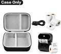 Custom Hard Travel Carrying Case Storage Bag for Phomemo M110 Label Maker - Portable Mini Bluetooth Thermal Label Maker Printer
