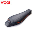 Woqi Outdoor Hydrophobic Down Sleeping Bag for Adults  Lightweight     for Backpacking Camping