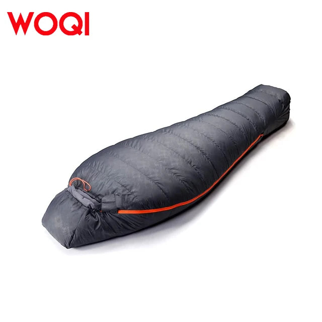 Woqi Outdoor Hydrophobic Down Sleeping Bag for Adults  Lightweight     for Backpacking Camping