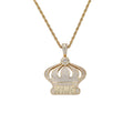 CN362  Brass Setting CZ Pendants Hip Hop Necklace Iced Out Jewelry