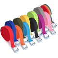 High-quality 1inch Polyester/Nylon & PP Webbing Braided Cargo Lashing Strap with Customized Color and Length for Car Seat