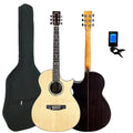 Aiersi Brand Guitar Acoustic Music Instruments Cutaway Factory Guitar Made in China