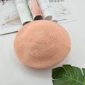 Wholesale Summer Fashion Multi Color Female Beach Breathable Mesh Beret Cap OEM Polyester Elegant Solid Color Artist Painter Hat