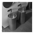 Bathroom Luxury Round Brushed Rose Gold  Black Gunmetal 304 Stainless Steel Freestanding Sink