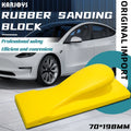 Karjoys Customizable OEM Yellow Hand Abrasive Tools Dust-Free 70*198 Sanding Block for Automotive Factory Price