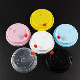 Factory Direct Sale Customized Coffee Milk Tea Cup Lids