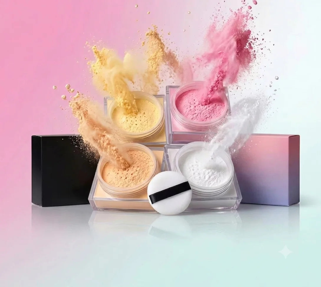 Wholesale No Logo 14 Colors High Quality Mineral Concealer Matte Finish Cosmetics Setting Translucent Loose Powder Private Label MegaBDM