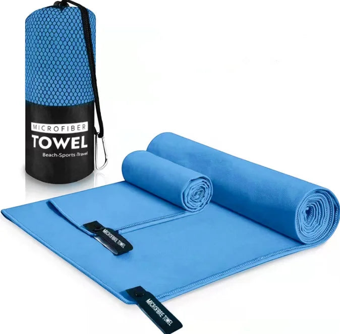 Double-sided Velvet Quick-drying Towel Microfiber Sports Fitness Towel Portable Sweat-absorbing Yoga Swimming Towel
