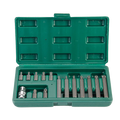 New in Our Shop 15PCS Crv Green Iron Box Socket Tool Box Set Convenient Socket Tool Set