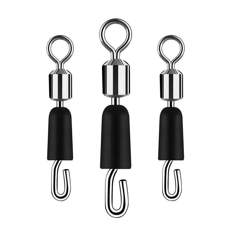 Stainless Steel Fishing Tackle Fishing Line Quick Change Eight-Ring Connector Enhances the Pin 8-Ring Fishing Small Accessories
