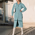 New Arrival Custom Womens Dress Casual Clothes Long Sleeve Solid Dress Solid Color Elegant Ladies Dresses for Women Design