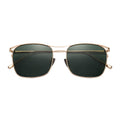 Fashion Men Women Brand Designer Vintage Custom Logo Square Metal Frame Sun Glasses UV400 Polarized Sunglasses