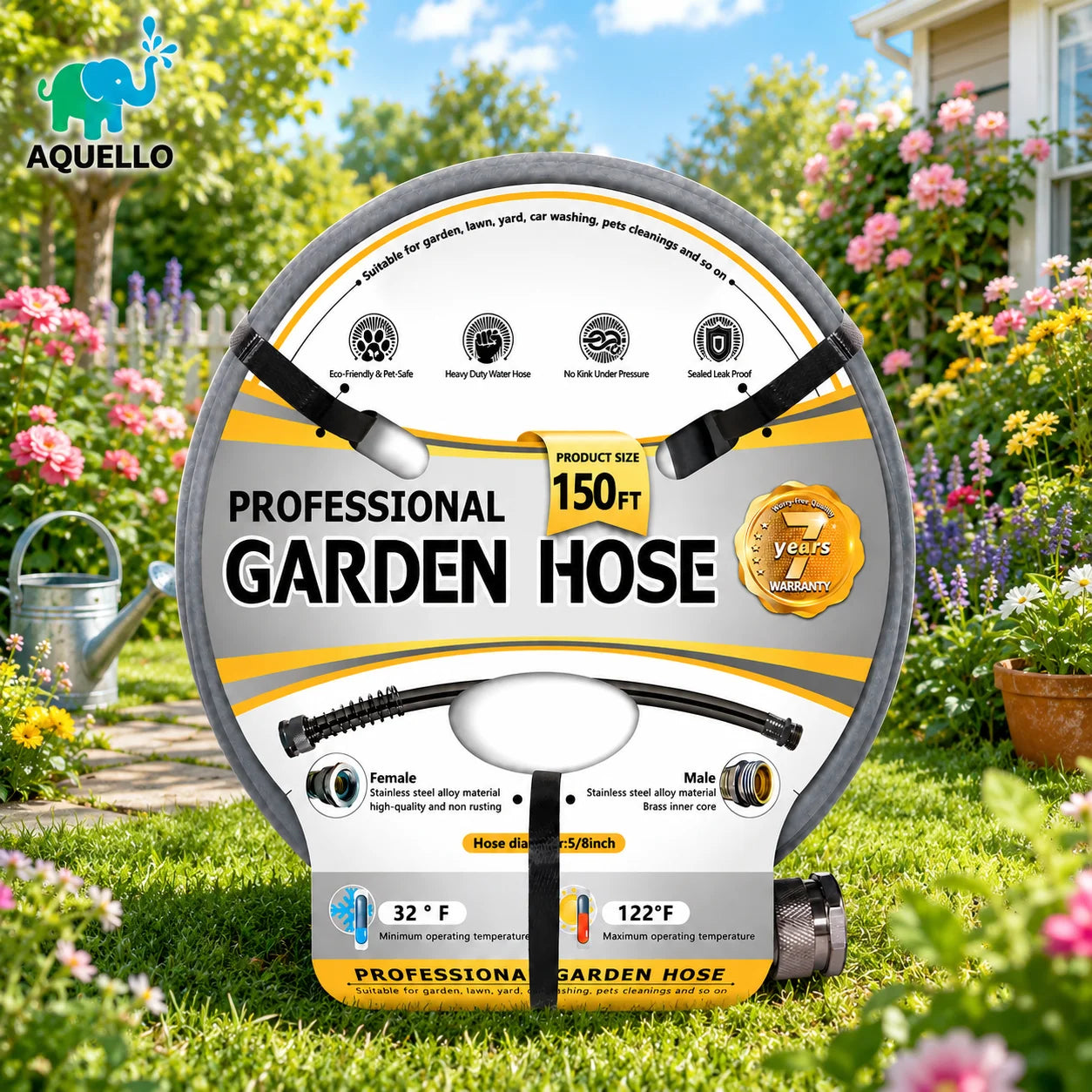Factory Custom All-weather Use 25 FT PVC Hose Pipe Garden Heavy Duty PVC Water Pipe Garden Water Pipe Hose PVC