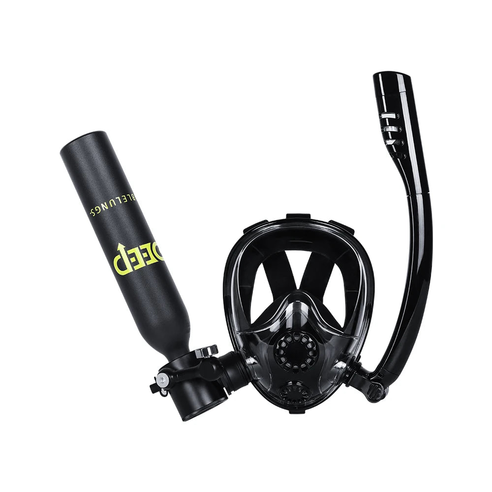 DIDEEP  2025 New 0.5L Scuba Lung Air Tank With Full Face Mask