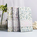 Custom Cloth Printed Flower Hardcover Travel Book Blank Core Notebook Student Festival Promotional Gift A6 Journal Book