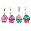 Wholesale DIY Full Drills Diamond Keychain Heat Special Shaped Drills Diamond Painting Key Chain Set