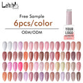 UV Natural Milky White Nude Colour French Nail Polish Gels Private Label Dake Pink Sheer Nude Colors Gel Polish Rubber Base Coat