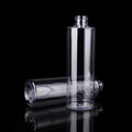 300ml 400ml 500ml 650ml Cylinder Shape PET Bottles for Beauty Packing Customized Colors Acceptable