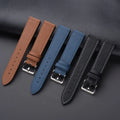 LAIHE Luxury 18mm 20mm 22mm Leather Watch Bands Men's and Women's Wrist Bands with Palm Pattern Pulseira De Couro for Watches