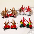 Christmas Antler Hair Clips Cute Red Pompom Children's Hairpins Popular