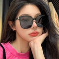 DOISYER Designer Brand Oversized Square Sunglasses Custom Logo Pilot Style with UV400 Lenses for Women and Men