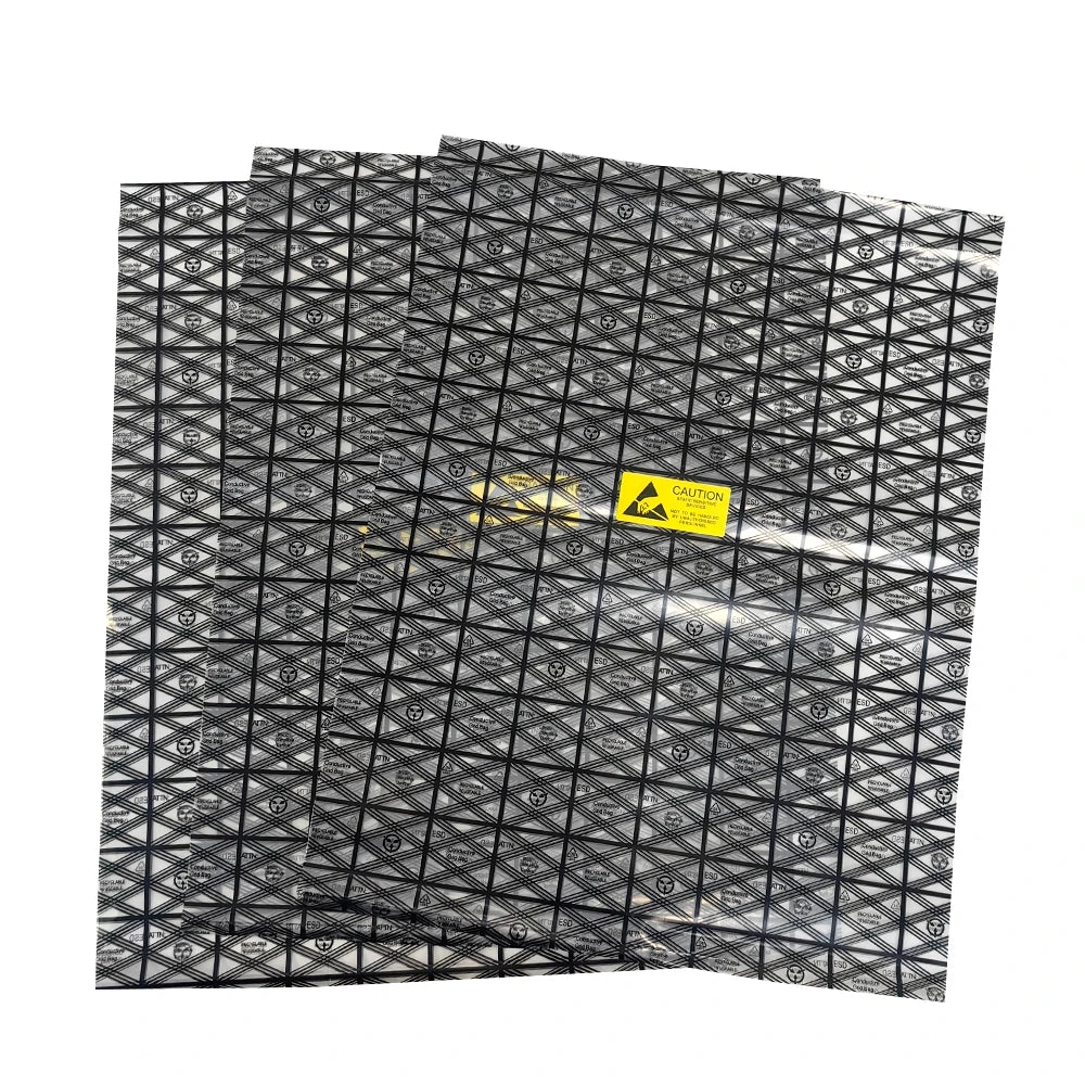 ALLESD Different Size Electronic Water-proof ESD Grid Bag Antistatic Grid Bag ESD Conductive Bag