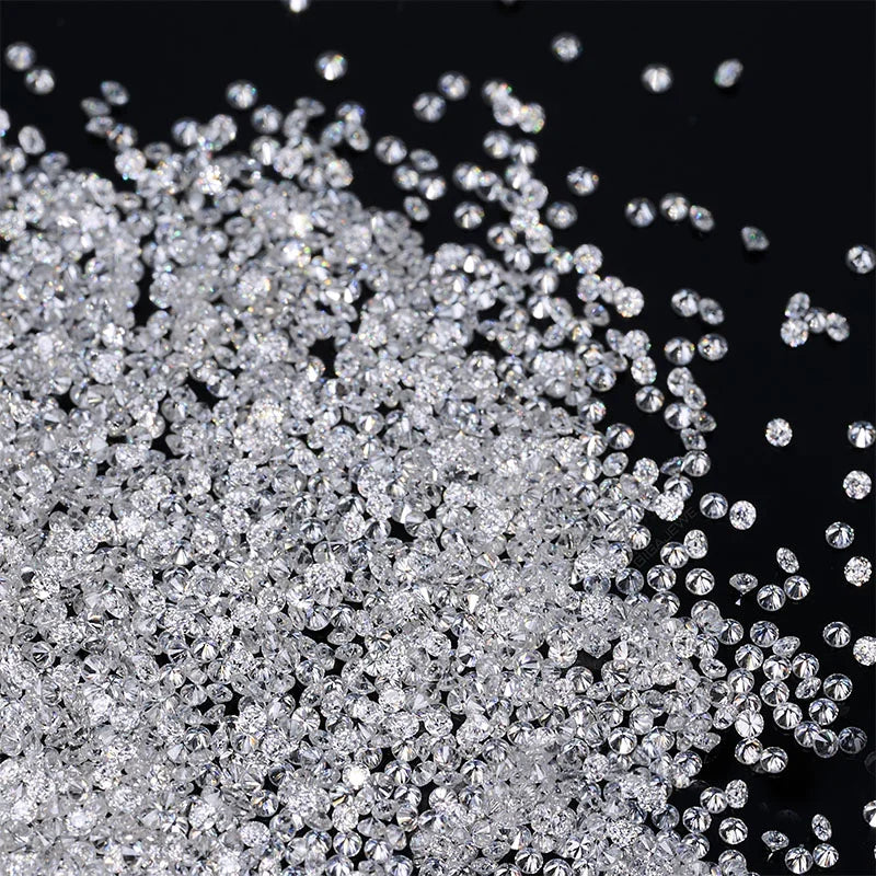 DEF VVS 0.9mm to 3.2mm Loose Diamonds Starsgem Melee Diamant 1mm 2mm 3mm White Round Small Size HPHT Lab Grown Diamonds