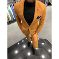 Latest Coat Pants Design Men Suit Casual Slim Fit 2 Pieces One Button Tuxedo Tailor Groom Prom Party Blazer (Jacket+Pants)