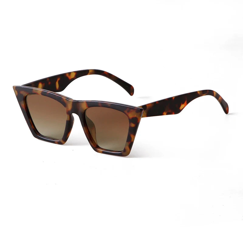 STYZ17049 Vintage Leopard Frame Polarized Eyewear Gafas Retro Fashion Women Cat Eye Polarized Sunglasses