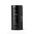 Wholesale Round Storage Flower Tea Tin Box Black Canister Metal Food Storage Packaging Black Matte Tea Tin Cans