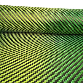 High Strength 3K 200gsm 1500D Aramid Weaved with Carbon Fiber Fabric Cloth
