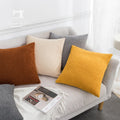 Wholesale Luxury Style Plush Comfort Teddy Velvet Plush Cushion Decor Pillow Cover for Sofa Living Room