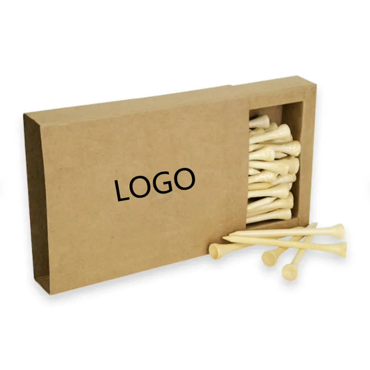 High Quality Customizable Bamboo Golf Tees | Stable & Durable | Eco-Friendly Golf Accessories Direct From Source Factory