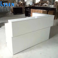 Scallop Edge Table Reception Modern Counter Reception Table