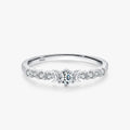 Ailmay Real 925 Sterling Silver Shining Elegant Crown Zirconia Wedding Finger Rings for Women Engagement Statement Jewelry Gift