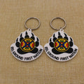 Custom Design 2D/3D Soft PVC Rubber Keychain with Gold/Silver Plating for Promotional Gifts and Souvenirs