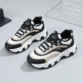 Spring and Summer New Color Blocking Increased Casual Shoes Personalized Fashion Wearable Versatile Running Shoes