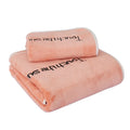 Wholesale Customized logo Bath Hand Towel Thickening Soft Water Absorption High Density Two-piece 70*140cm 35*75cm Towel Set