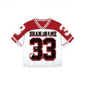 Custom Oversize Boxy Jersey Print Vintage Unisex American Football T-Shirt Streetwear Jersey Men's Oversized T-Shirt Mesh Jersey