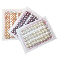 2-13 mm Natural Genuine Real One Hole Half Drilled Freshwater Round Button Shape Loose Pearls HALF Holes