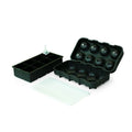 SHT Sustainable Silicone Ice Cream Maker 8-Link Ice Tray Set with Round Ice Balls and Home Use Ice Making Box