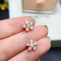 Hot Sale Gold Plated Extra Large Opal Gemstones Cute Natural Statement Earrings for Parties or Gifts Wholesale Bulk