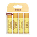 High Natural Moisturizer Beeswax Lip Balm Lip Treatment Moisturizing 4 Pcs Lip Balm Sets