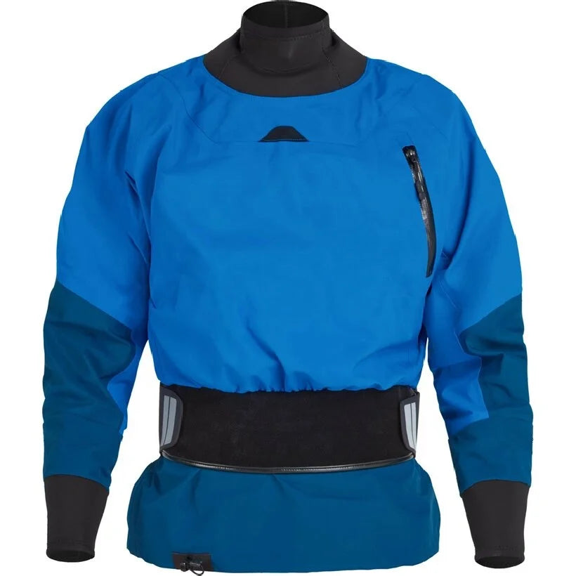Comfortable Taslon Fabric Hard Shell Water Sports Jacket New Waterproof Windproof Canoe Zipper Closure Stand Collar Breathable