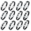 New Fashion Zodiac Zodiac Horoscope Stainless Steel Bracelet Jewelry Leather Zodiac Bracelet  Custom Couple Bracelet